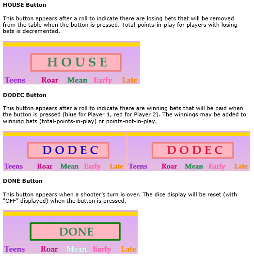 House Dodec Game Help